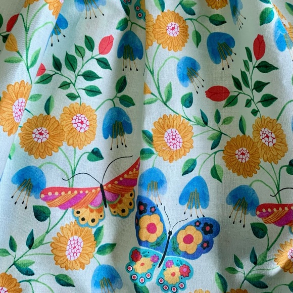 Miss Smarty Pants New Hand Crafted Mint Green Butterfly Dress Size 3T - Picture 3 of 3